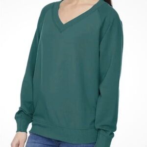 Buffalo David Bitton Teal V-Neck Sweater XL